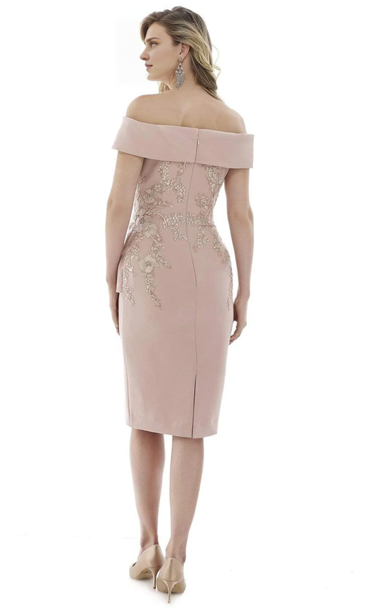 Stores With Prom Dresses Off Shoulder Embroidered Floral Simple Short Prom Dress Formal Women's Dresses