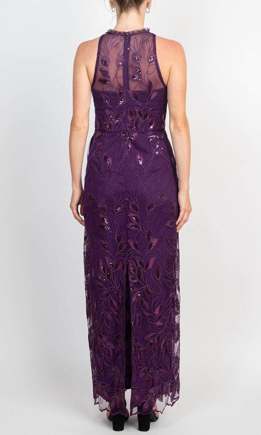 Gowns Evening Dresses/ Embroidered Sleeveless Ruffled Halter Sheath Formal Dress Prom Dress/ Evening Dresses/ Formal Women's Dresses/ Prom Dress Shops