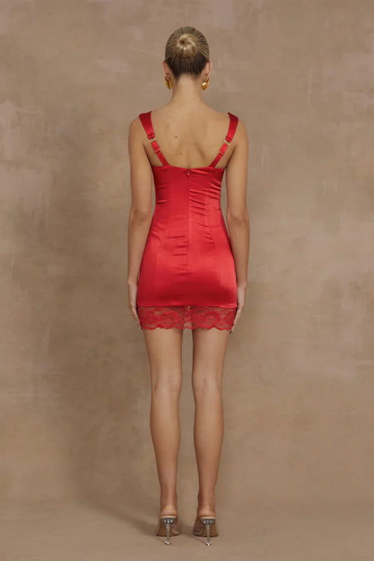 Pretty Sheath/Column Sweatheart Neck Sleeveless Satin Short-Mini Homecoming Dress