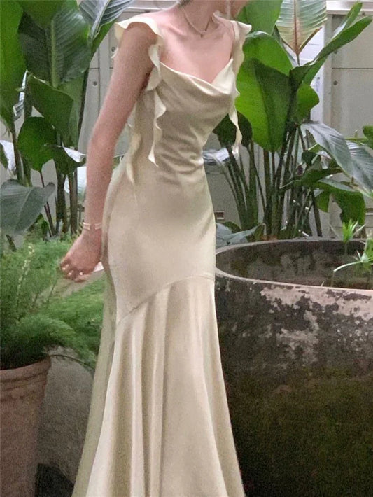 A-line Round Neck Elegant Prom Party Dress