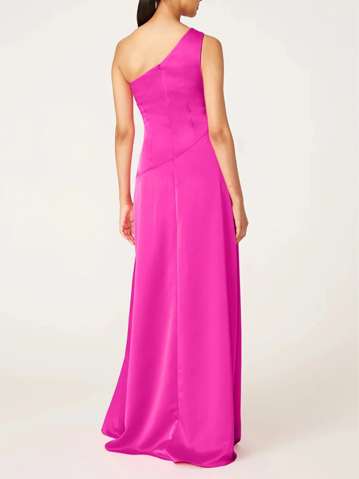 A-Line/Princess One-Shoulder Sleeveless Floor-Length Evening Dress
