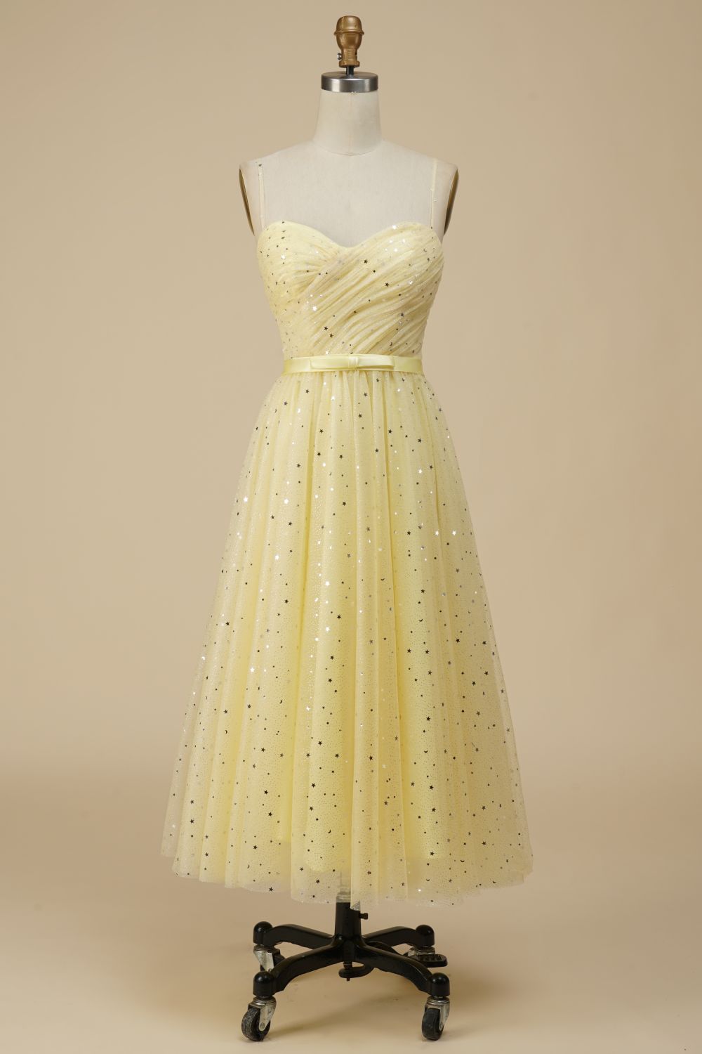A-Line Sweetheart Tulle Homecoming Dress With Sequin
