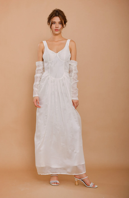 A-line V Neck Backless Wide Straps Elegant Sleeveless Ankle Length Wedding Prom Party Dress