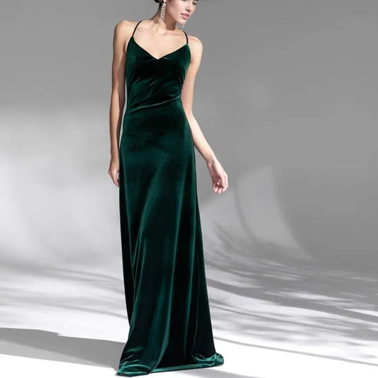 Formal Women's Dresses Spaghetti Straps Green A Line Long Prom Dress Birthday Gown Prom Dress Store