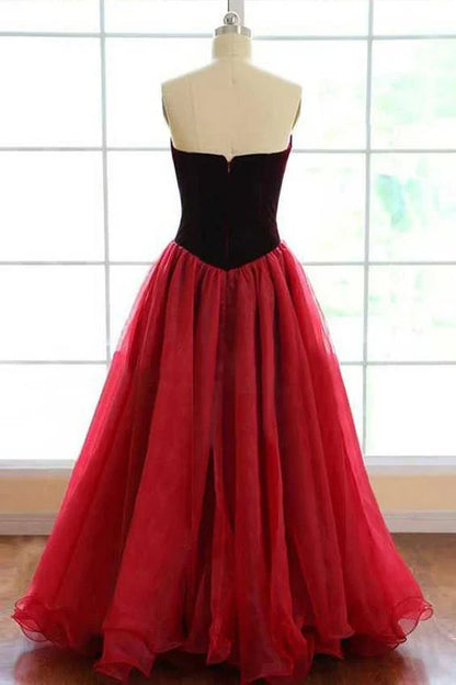 Prom Dresses Stores Burgundy A-line Party Dresses Off-the-Shoulder Velvet Long Ball Gown Prom Dress Formal Women's Dresses