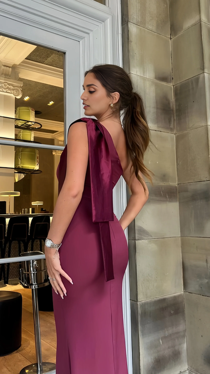 Charming One Shoulder Sleeveless Mermaid Floor Length Prom Dress