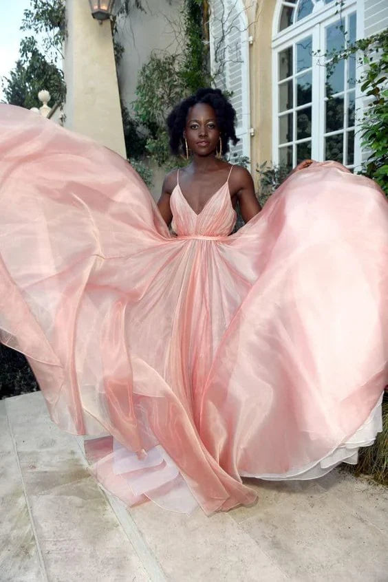 Dress For Formal A Line Pink Long Prom Drsss Formal Party Dress / Stores With Prom Dresses