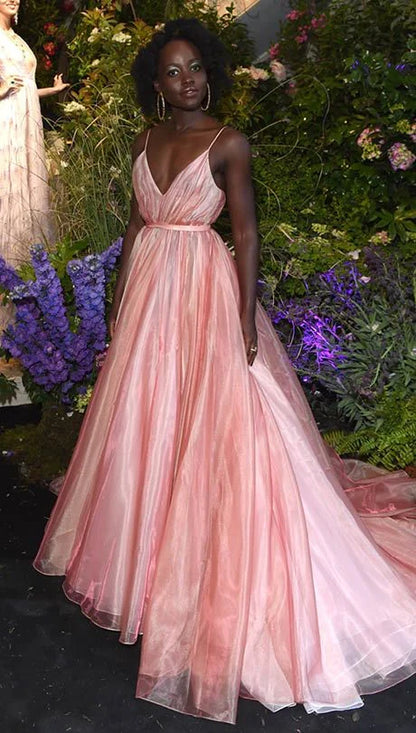 Dress For Formal A Line Pink Long Prom Drsss Formal Party Dress / Stores With Prom Dresses
