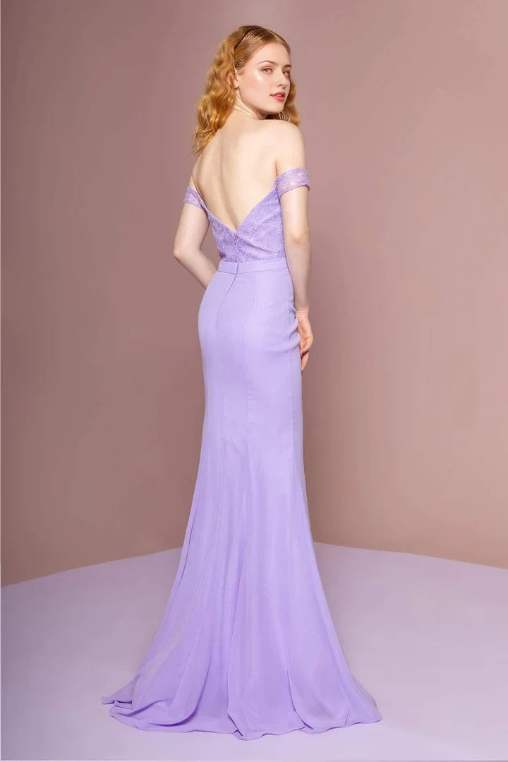 Sky‑Blue Lace Mermaid Sweetheart Off‑The‑Shoulder Cap‑Sleeve V‑Back Zipper Floor‑Length Bridesmaid Dresses