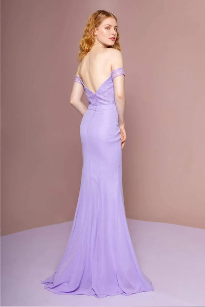 Sky‑Blue Lace Mermaid Sweetheart Off‑The‑Shoulder Cap‑Sleeve V‑Back Zipper Floor‑Length Bridesmaid Dresses
