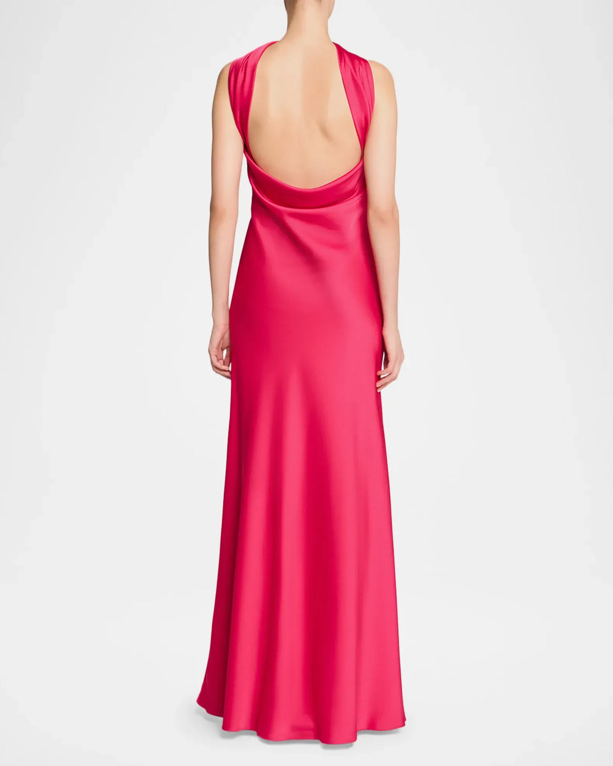 Elegant Mermaid Strapless Halter Backless FloorLength Evening Gown