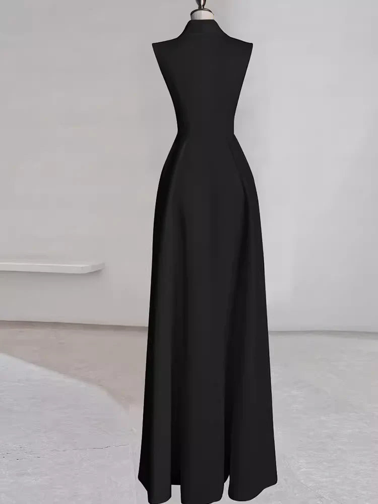 Elegant Off-the-Shoulder V Neck A line Satin Party Dresses Long Prom Dresses