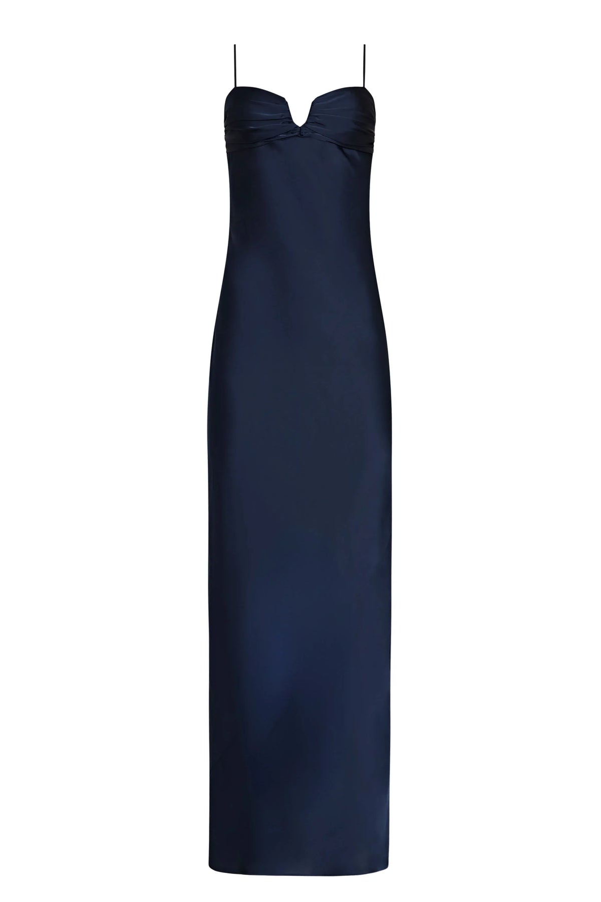 Elegant Sheath V Neck Sleeveless Backless Floor Length Evening Dress