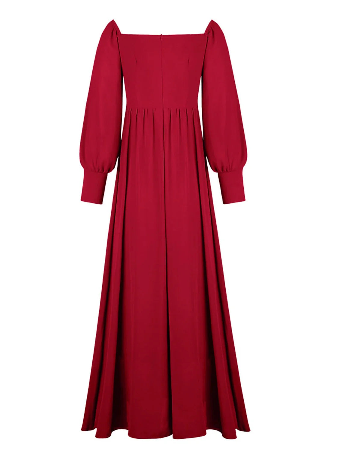 Women's Prom Dress Party Dress Wedding Guest Dress Long Dress Maxi Dress Black Wine Purple Long Sleeve Plain High Waist Summer Spring Fall Off Shoulder Elegant Wedding Guest Birthday Evening Party