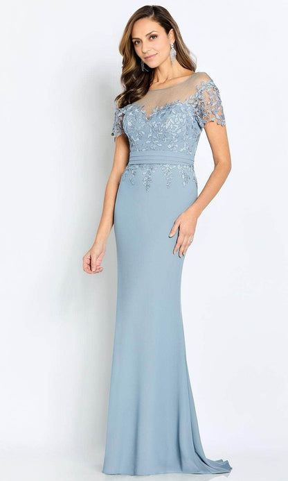 Prom Dresses Shops Short Sleeve Mermaid Evening Gown With Applique Floor Length Mother of the Bride Dress Prom Clothing Formal Women's Dresses