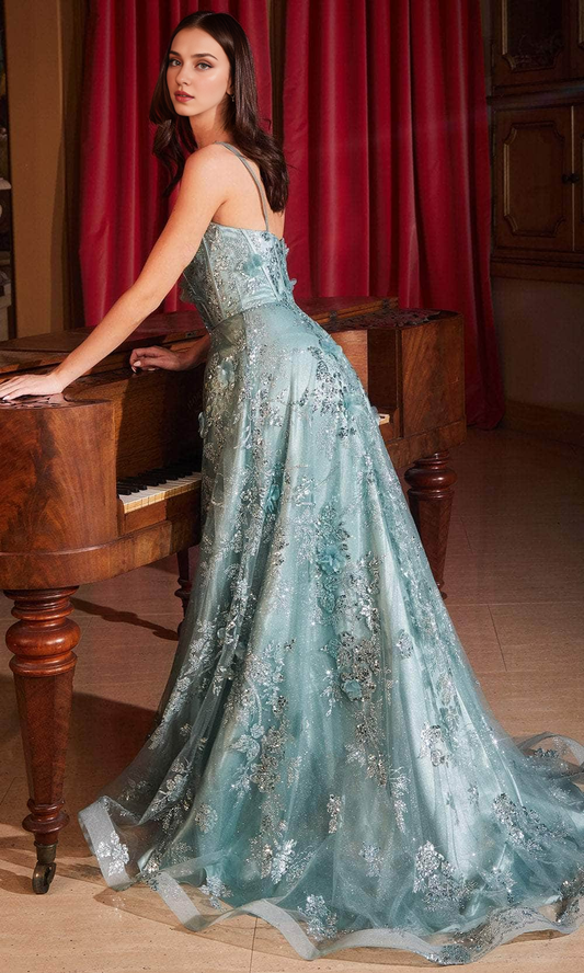 Prom Dresses Shops Strapless 3D Embellished Sleeveless Prom Dress Floor Length Tulle Prom Gown Prom Clothing Formal Women's Dresse