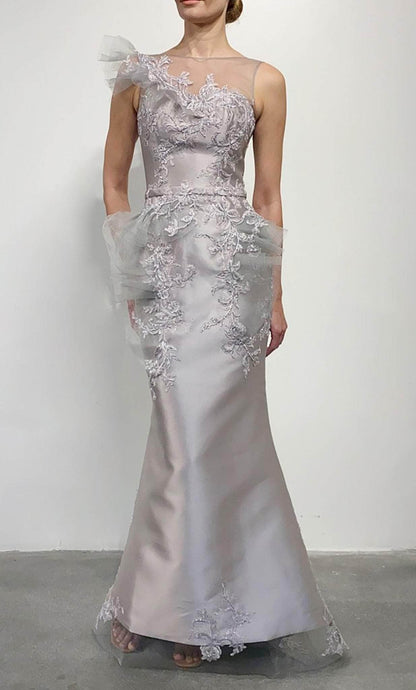 Formal Women's Dresses Handmade Sleeveless Embroidered Evening Dress Sleeveless Backless With Applique Formal Dresses Prom Dresses Stores