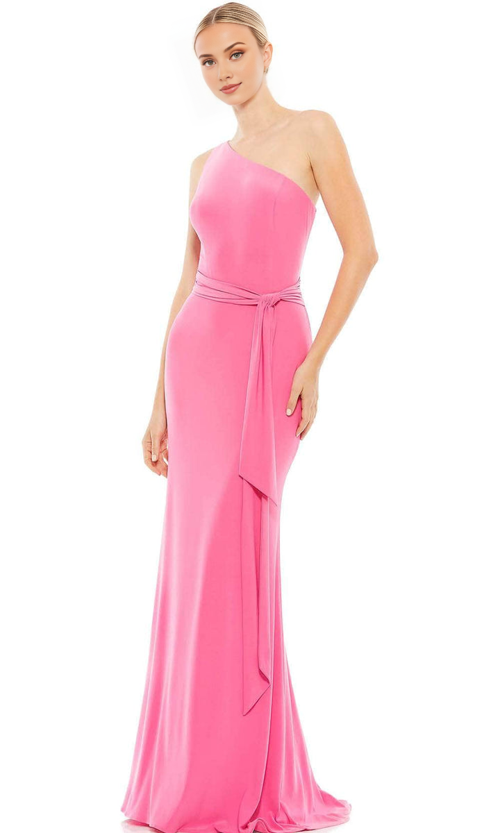Formal Women's Dresses/ One Shoulder Sleeveless Asymmetrical Neck Sheath Evening Dress Prom Dress/ Dress For Formal