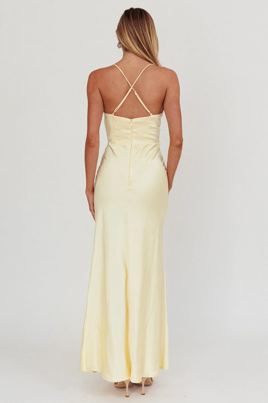 Dress Summer Sexy Satin Spaghetti Strap Maxi Dress For Women Backless Sleeveless Cocktail Dresses Prom Dress