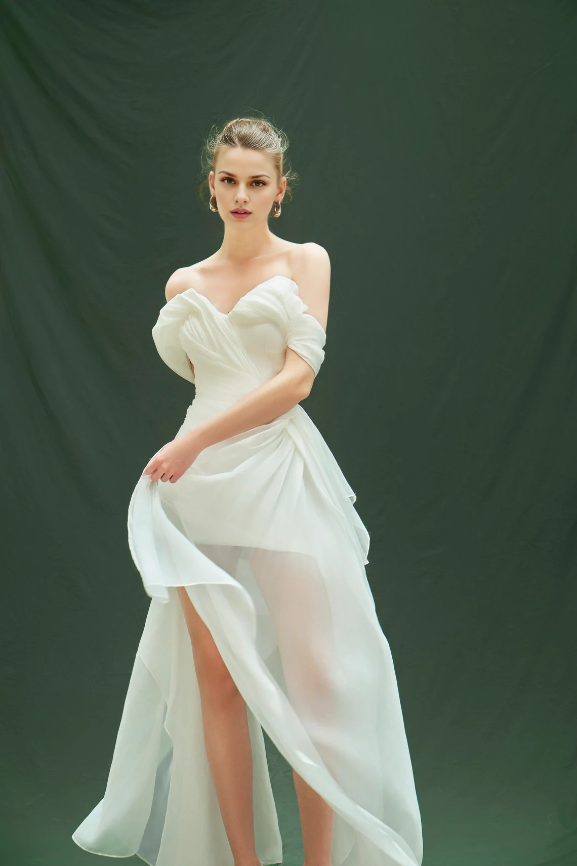 Mini Wedding Dress Off Shoulder Dress Bridal Dress Engagement Dress Short Wedding Dress Dress Party dress Gift for her Prom Dress
