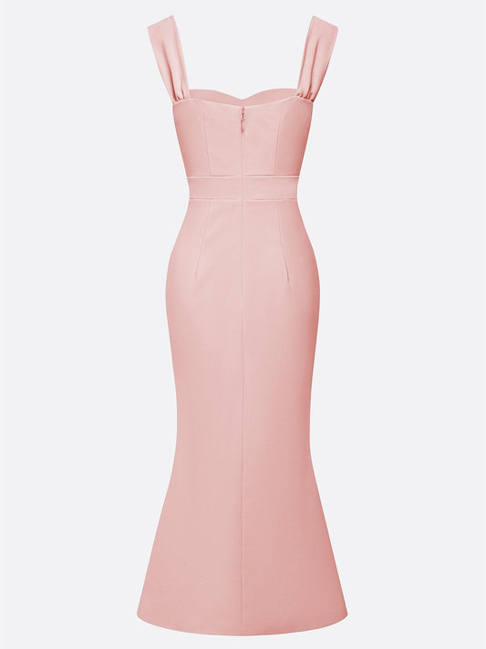 Modern Mermaid Sweetheart Neck Sleeveless Back Zip Ankle-Length Evening Dress