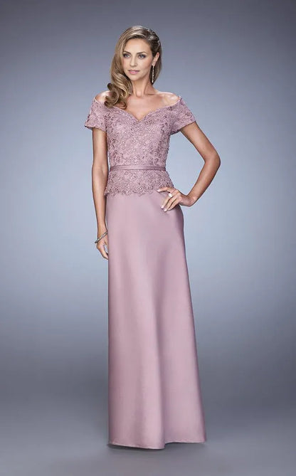 Prom Dresses Shops Laced Off Shoulder Column Dress Floor Length Mother of the Bride Dress Prom Clothing Formal Women's Dresses