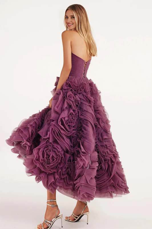 Prom Shop Dresses Unreal Sensibility Tulle Strapless Off-the-Shoulder Dress Formal Women's Dresses
