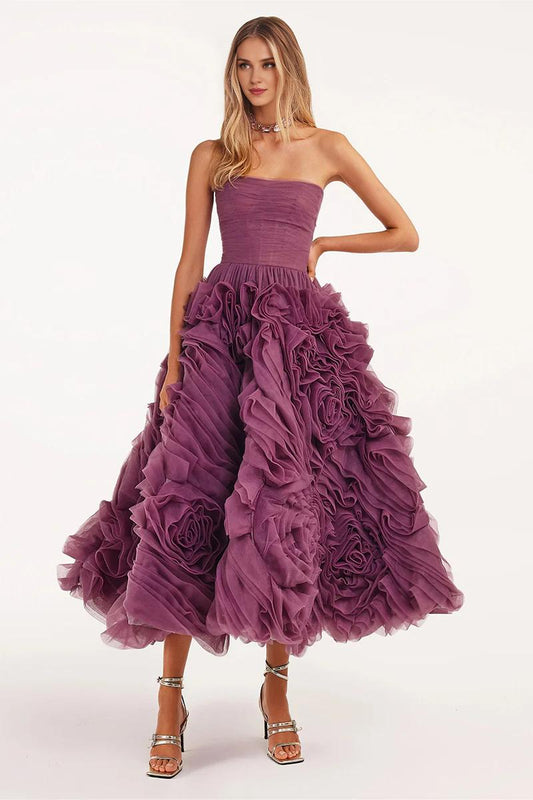 Prom Shop Dresses Unreal Sensibility Tulle Strapless Off-the-Shoulder Dress Formal Women's Dresses