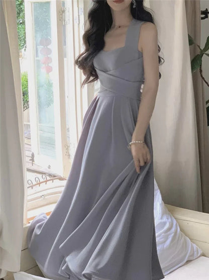 Formal Wear Dresses Elegant White A-Line Midi Length Party Dress Prom Dresses Shops Formal Women's Dresses