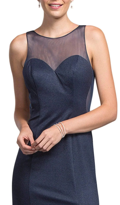 Stores With Prom Dresses Chic Illusion Bateau Affordable Prom Dress Floor Length Evening Dress Formal Women's Dresses