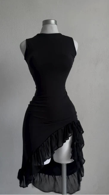 Dress Prom Dress Stores Black Sleeveless Sheath Formal Prom Dress Midi Cocktail Dress Party Dress Formal Women's Dresses