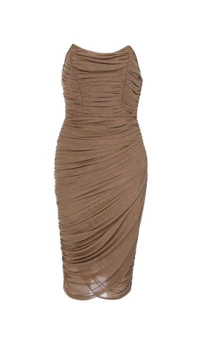 Off-the-Shoulder Ruched Short Prom Dress