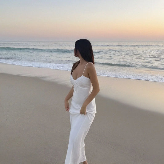 A-line Spaghetti Straps Mermaid Prom Dress