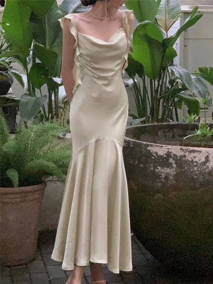 A-line Round Neck Elegant Prom Party Dress