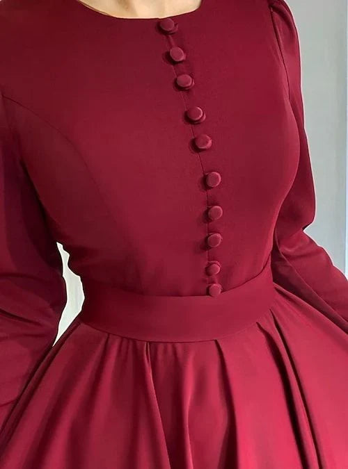 A-Line Prom Dress Simple Elegant Dress