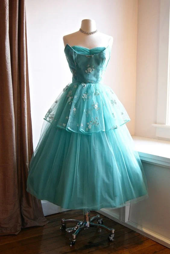 Strapless Multi Layer Elegant Short Prom Homecoming Dress
