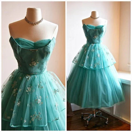 Strapless Multi Layer Elegant Short Prom Homecoming Dress