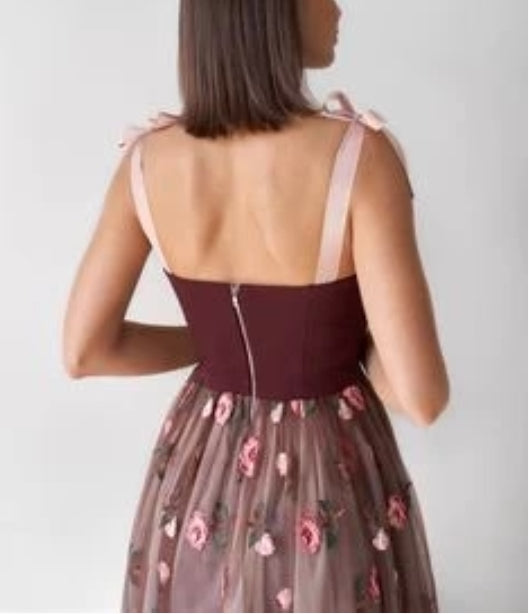 A-line Strapless Lace-Up Elegant Prom Evening Gowns