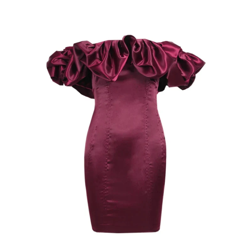 Formal Women's Dresses Sexy Off Shoulder Ruffles Summer Dress Prom Dresses Stores