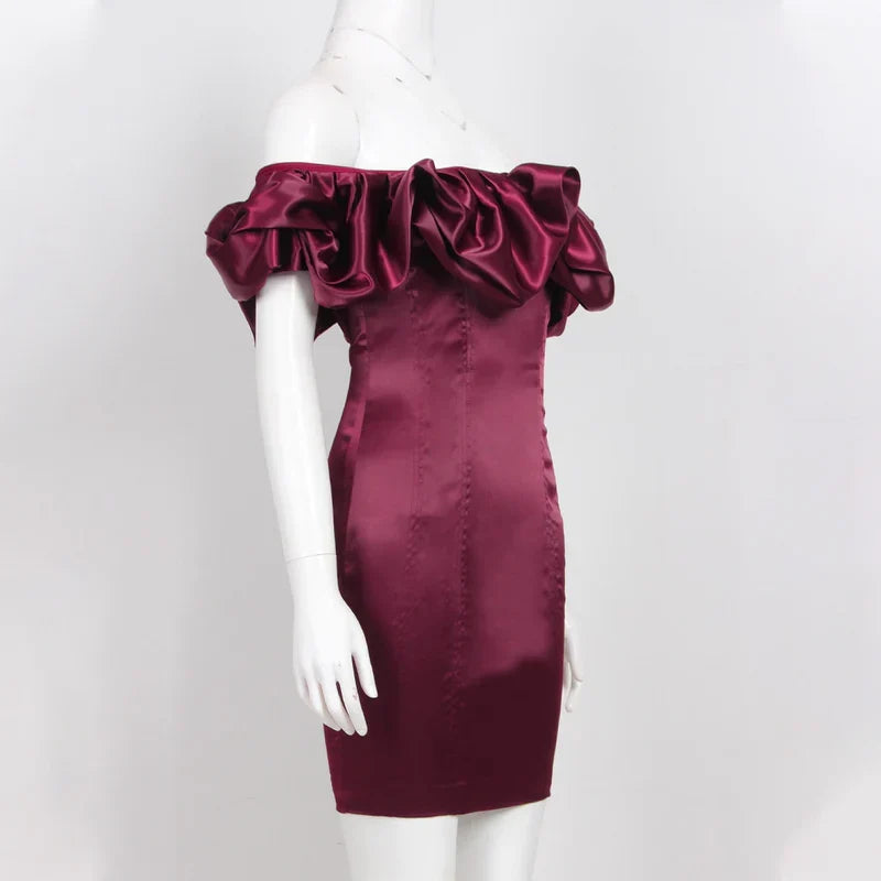 Formal Women's Dresses Sexy Off Shoulder Ruffles Summer Dress Prom Dresses Stores