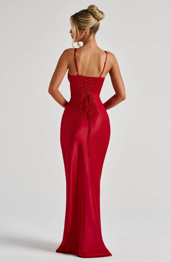 Sexy Women Mermaid Prom Evening Dresses Sweetheart Floor Length Party Dress Formal Night Cocktail Red Prom Gowns Custom Size/Formal Wear Dresses