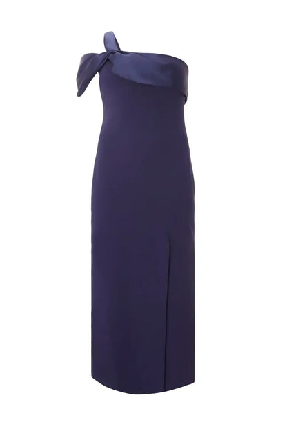 Simple A-Line One Shoulder Sleeveless Satin Floor-Length Plus Size Prom Dress