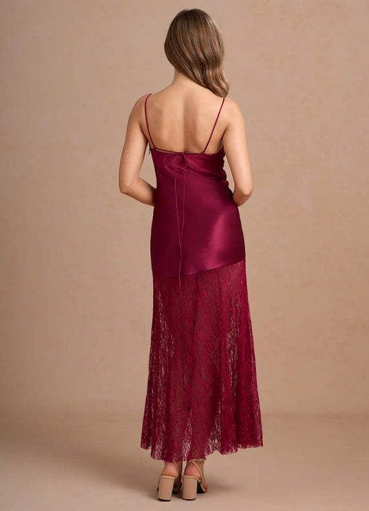 Simple Sheath Cowl Neck Sleeveless Backless Ankle-Length Evening Dress