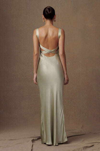 Simple Strapless Prom Dresses for Women Beautiful Floor Length Prom Dresses Satin Long No Slit Backless Ball Gowns