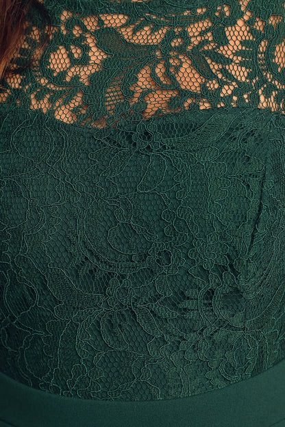 Formal Women's Dresses Romantic Hunter Green Sleeveless Lace Mermaid Maxi Dresss Prom Dress Stores