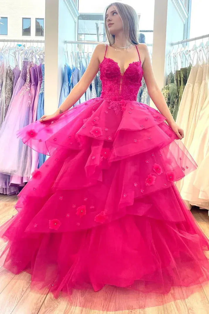 Spaghetti Straps A-line Sleeveless Backless Floor Length Mirror Halter Prom Dresses