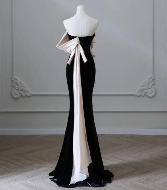 Dresses Formal Elegant Satin Mermaid Train Formal Party Dress Prom Evening Dress Stores With Prom Dresses