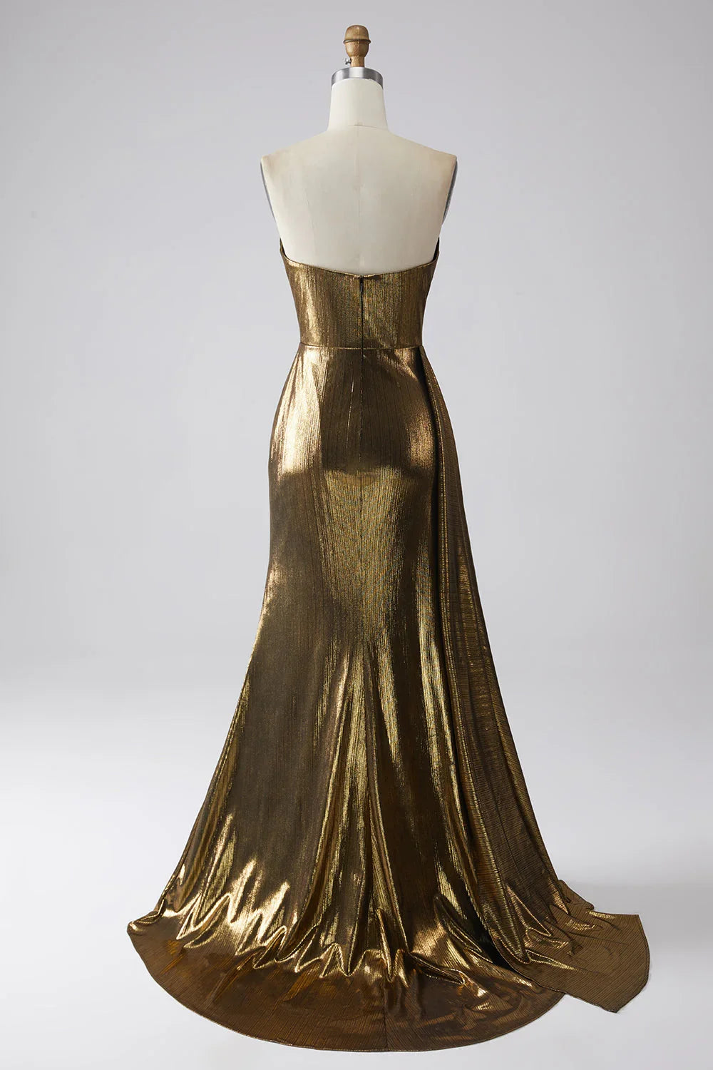 Sparkly Mermaid Long Prom Dress With Slit