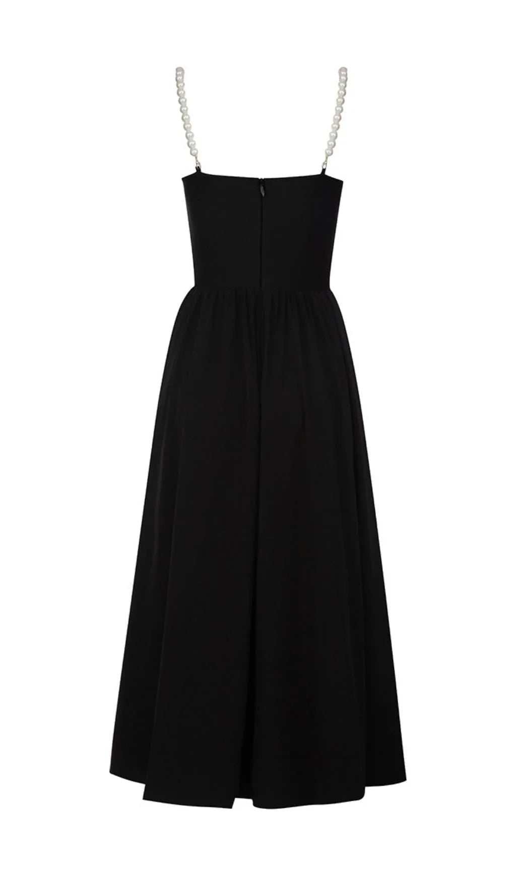 Pearl Strap Strapless A-line Prom Dress