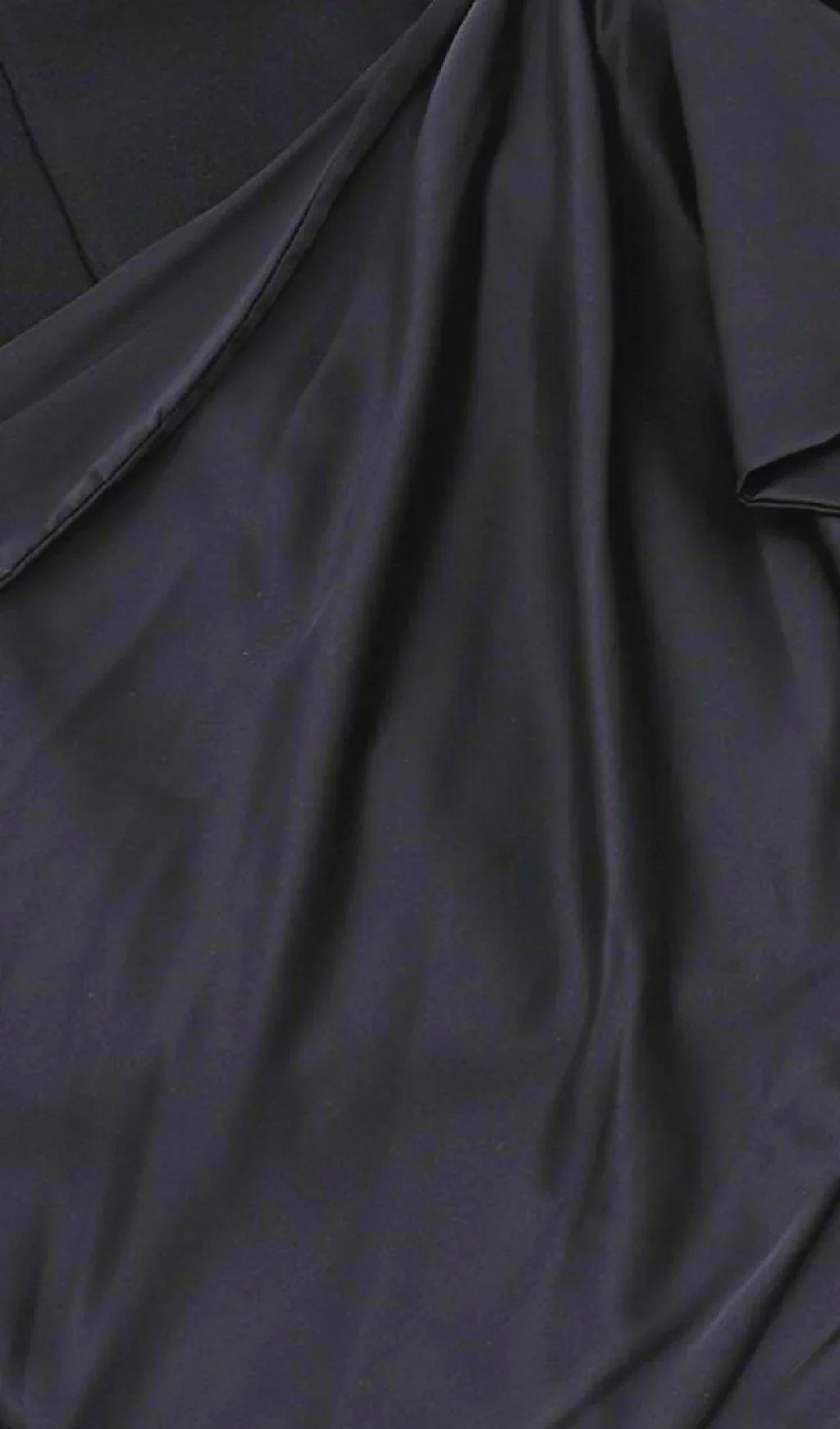 Ruched Mini In Black Prom Dress